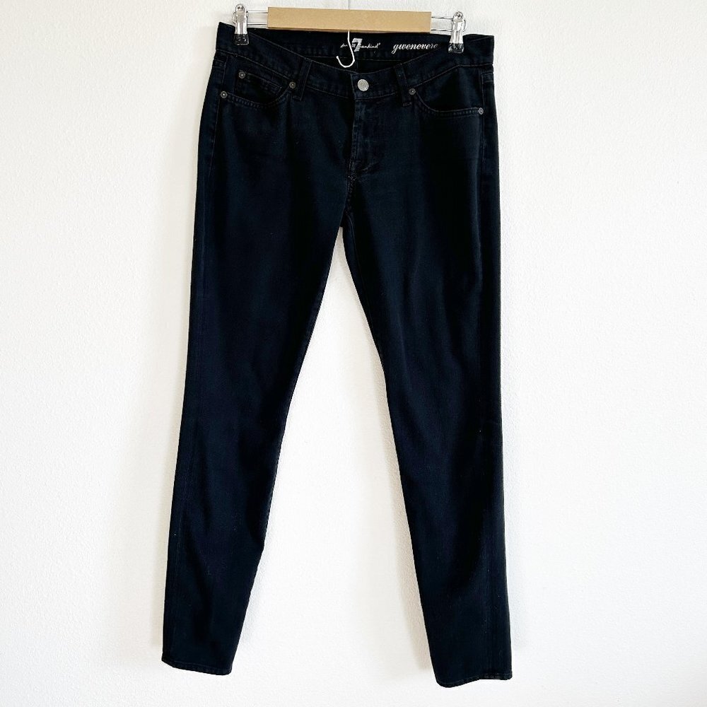 7 For All Mankind Gwenevere Moto Skinny Jeans Sz 29